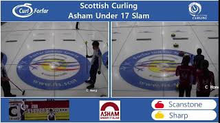 Scottish Curling ASHAM U17s Slam Thursday 28th December 2023 [upl. by Asenab952]