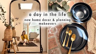 a day in the life new home decor amp planning makeovers  XO MaCenna Vlogs [upl. by Hagai]