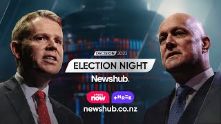 NZ election night 2023  results and coverage  Newshub [upl. by Norina]