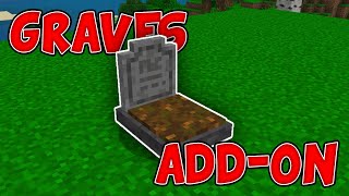 Player Graves Mod for MCPE 119  Minecraft Bedrock 118  119 [upl. by Agrippina]