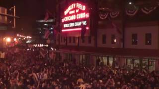 World Series Wrigley Field live CHICAGO CUBS WIN [upl. by Meurer]