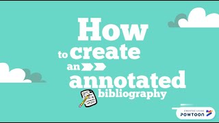 How to Create an Annotated Bibliography MLA [upl. by Christa]