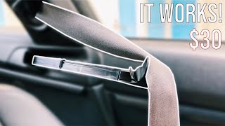 How To Fix BMW E92 Seatbelt Extender Arm In MINUTES  328i 335i M3 [upl. by Dugan]