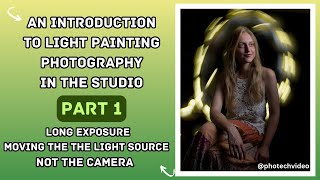 Light Painting Photography In The Studio Part 1  Shutter Drag Long Exposure Artistic Motion Blur [upl. by Evaleen]