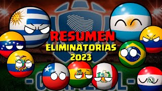 RESUMEN Eliminatorias CONMEBOL 2023 countryballs [upl. by Hendricks]