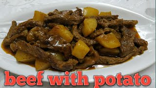 HOW TO COOK BEEF WITH POTATO EASY STEWED BEEF POTATOES [upl. by Eiaj]