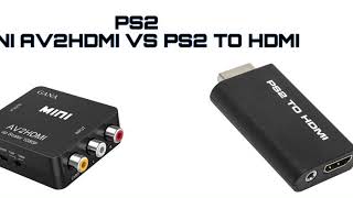 PS2 AV2HDMI VS PS2 TO HDMI [upl. by Rifkin814]