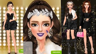 fashion show game offline black dress up games sanakhanofficial barbiedressup fashionshowgame [upl. by Ronaele]