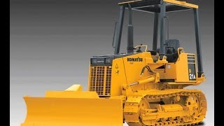 KOMATSU D21A8E0  D21P8E0 Dozers [upl. by Ynamad]