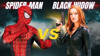 SPIDERMAN vs BLACK WIDOW [upl. by Belva]