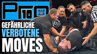 Die 10 gefährlichsten von WWE verbotenen Moves aktuell  Pro10 [upl. by Anayra]