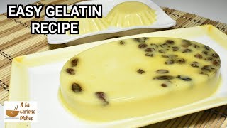 Gelatin Recipe Gelatin Dessert [upl. by Herring]