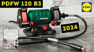 Bench Grinder with Flexible Drive Shaft and a BIG Flaw  PDFW 120 B3 Parkside [upl. by Sheppard]