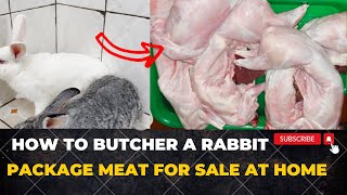 The Secret to Perfect Rabbit Farming Mastering Seamless Butchering [upl. by Odo807]