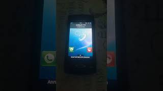 Samsung Wave GTS8500 Turko CFW Входящий вызов  Incoming call [upl. by Gnav]