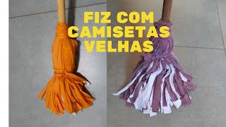 Faça economia fazendo seu próprio esfregão  MOP ou vassoura de pano एमओपी या एमओपी [upl. by Dannon881]