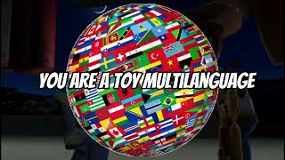 Toy Story  quotYou Are A Toy” Multilanguage 43 languages Alphabetical Order [upl. by Dnomder203]