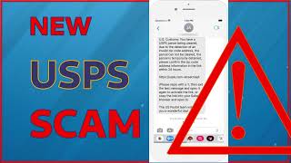 US Customs USPS Scam Alert  Invalid Zip Code Text Scam [upl. by Mazurek844]