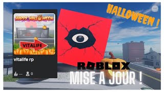 la mise a jour dhalloween de mon jeu roblox et la [upl. by Oirotciv923]