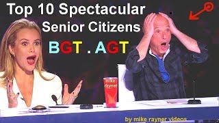 Top 10 Spectacular Senior Citizen Got Talent Auditions This Video Has No Dislikes [upl. by Ailyt162]