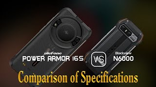 Ulefone Power Armor 16S vs Blackview N6000 A Comparison of Specifications [upl. by Son]