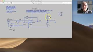 LTSpice Differential Amp Part 1 Config TL072 DCSetup Transient Analysis [upl. by Girvin33]