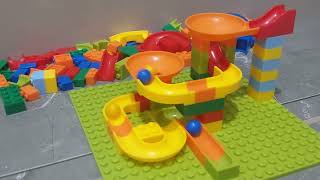 asmr building blocks ♡ marble run asmr ♡ marble run building ♡ relaxing marble [upl. by Slack]