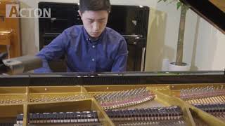 SAUTER Piano Omega 220  Busoni Toccata BV 287 I Prelude by 汪柯 [upl. by Sydelle]