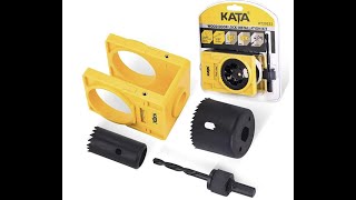 KATA 138quot  134quot Door Lock Installation Kit for Wooden Doors with Guide Template [upl. by Killie]