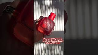 NEW ZARA CHERRY TEMPTATION PERFUME SMELLS LIKE BACCARAT ROUGE 540 amp CHERRIES 🍒 zara zaraperfumes [upl. by Nibla85]