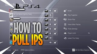 HOW YOU CAN PULL IPS ON PS4 amp XBOX ONE Educational Only do not do this [upl. by Aizat]