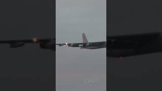 US Air Force B52 Stratofortress bomber Takes Off shorts [upl. by Samuella848]