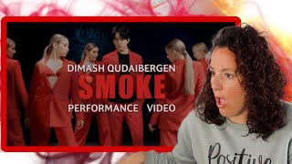 Dimash Qudaibergen  SMOKE  PERFORMANCE VIDEO  WOW 🔥🔥 💃🏻  REACTION [upl. by Amsden]