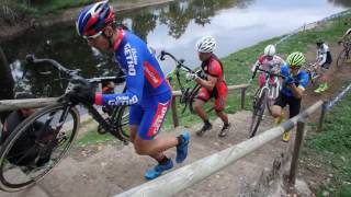 Eduardo El León de Bocos en el Ciclocross de Villarcayo 2016 [upl. by Alethia667]