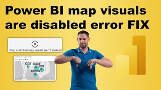 Enabling Power BI map visuals [upl. by Aihk]