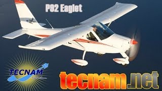 P92 Eaglet TECNAM Aircrafts P 92 Eaglet light sport aircraft [upl. by Anrim270]