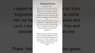 Salvation Prayer  Repentance Prayer jesus prayer salvation trustingod love bibleprayer [upl. by Gavrila796]