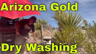 Testing a Mad Mining Thompson Dry Wash Dry Washing for Gold [upl. by Yael443]