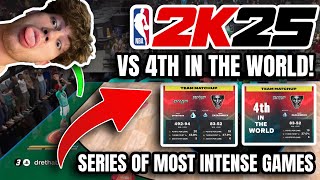 WE BEAT THE 4TH BEST TEAM IN THE WORLD IN NBA 2K25 3v3 [upl. by Market220]