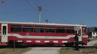 Železničné priecestie Závadka n Hronom 1 SP1102  2172022  Ž přejezd  Slovak level crossing [upl. by Louth]