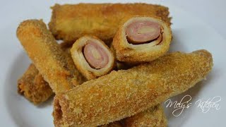 luncheon meat and cheese roll [upl. by Nnav]