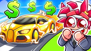 Spending 100000 to get FASTEST CAR in ROBLOX [upl. by Einnad]