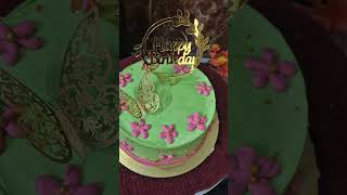 Without nozzle design liquid colour used shortsfeed cakedecoration cakedesigns [upl. by Aicnilav]