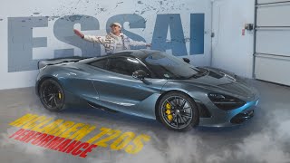 ESSAI McLaren 720s PERFORMANCE le missile solsol [upl. by Seitz877]