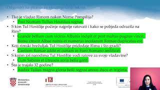 Latinski jezik 1 r SŠ opće gimnazije  Tul Hostilije pridjevi 3dekl [upl. by Htieh]