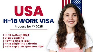 USA H1B Work Visa  H1B Lottery 2024  How to Work in USA [upl. by Akinas]