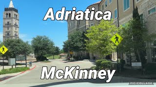 ASMR Drive  Adriatica Village  McKinney Texas USA [upl. by Oimetra]