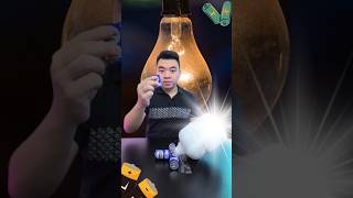 Light Bulb  Batteries Will It Work Shocking Results 💡🔋  Viral Hack Test [upl. by Nahte]