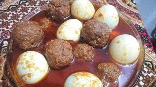 Anda Kofta curry recipe  How to make Anda kofta curry  Easy recipe by Neelam shahzadi [upl. by Daphne]