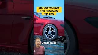 Yang harus kamu lakukan ketika hydroplaning pada mobil hydroplaning car mobil viral fyp [upl. by Ynohtnaluap]